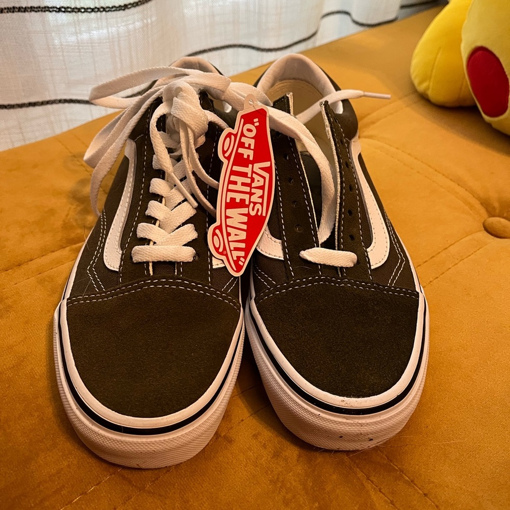 Olive Green Vans Shoes